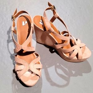 BP Nude Wedges